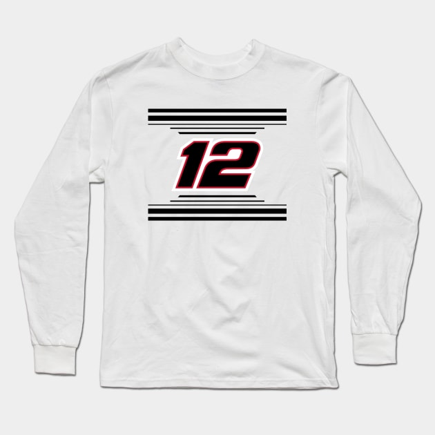 Ryan Blaney #12 2024 NASCAR Design Long Sleeve T-Shirt by AR Designs 